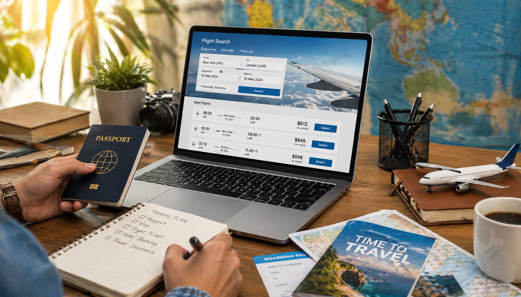 How to book a dummy flight ticket for visa