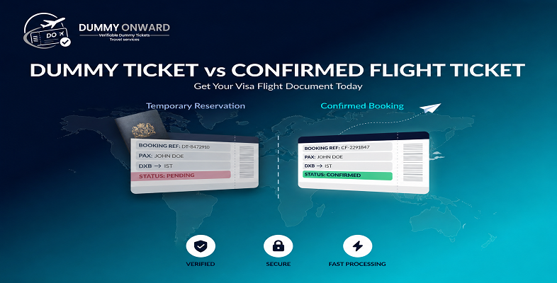 Dummy Ticket vs Confirmed Flight Ticket: Key Differences Explained