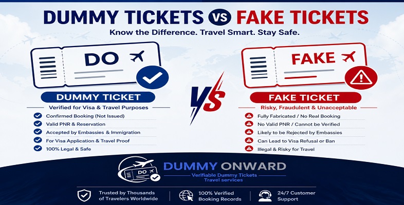 Dummy Ticket vs Fake Ticket: What's the Difference?