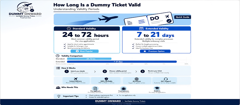 How Long Is a Dummy Ticket Valid? Understanding Dummy Ticket Validity