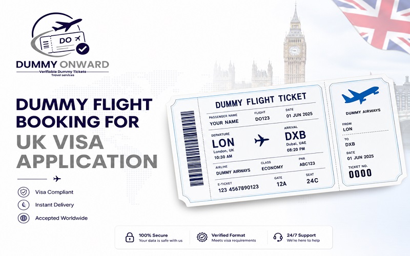 dummy flight ticket for visa