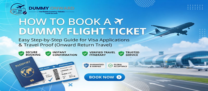 How to Book a Dummy Flight Ticket: Complete Step-by-Step Guide